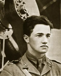 Junge, der ein Kampfstern wurde (Photogravur)